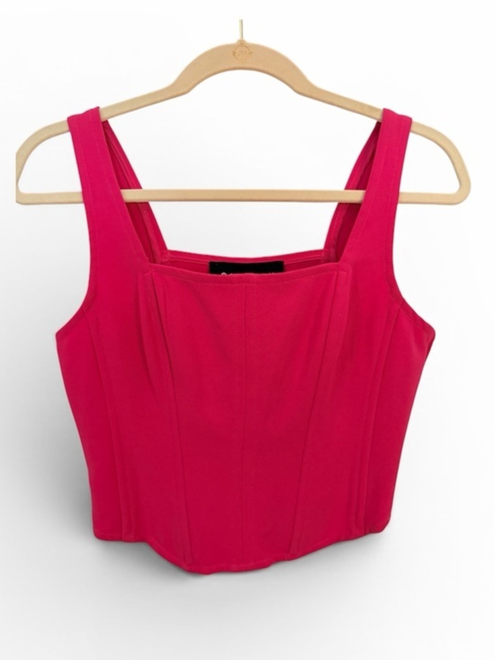 MACY’S ROYALTY BY MALUMA 0 Hot Pink Corset Top NWT